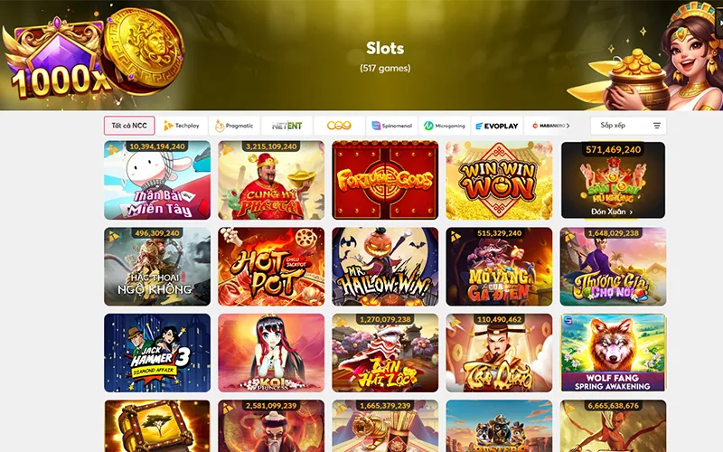 Trang chủ 6 Slot game BOT88 với hơn 120 đầu game chủ đề đặc sắc