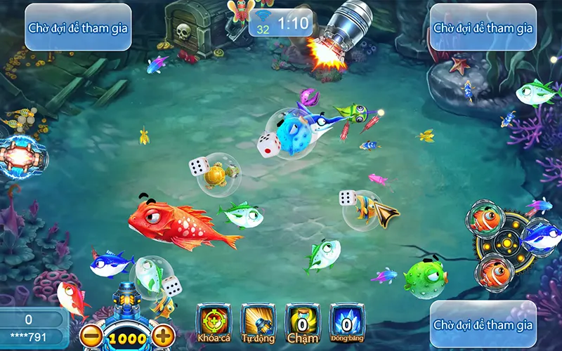 Trang chủ 7 Giao diện game bắn cá tại BOT88 đồ họa 3D, nhiều cấp độ