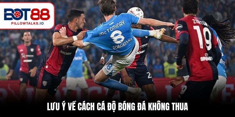 Lưu ý về cách cá độ bóng đá không thua